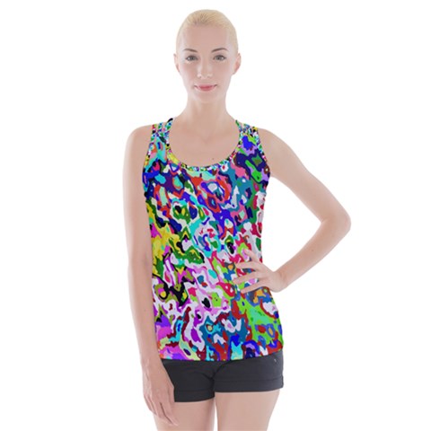 Colorful paint texture                                                   Criss cross Back Tank Top from ArtsNow.com