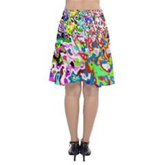 Chiffon Wrap Front Skirt 