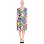 Colorful paint texture                                                        Wrap Up Cocktail Dress