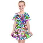 Colorful paint texture                                                 Kids  Smock Dress