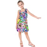 Colorful paint texture                                                   Kid s Sleeveless Dress