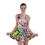 Colorful paint texture                                                    Mini Skirt