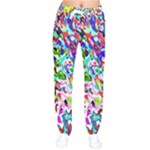 Colorful paint texture                                                    Women velvet Drawstring Pants