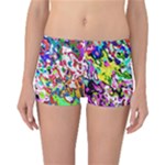 Colorful paint texture                                                        Reversible Boyleg Bikini Bottoms