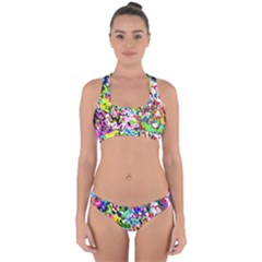 Colorful paint texture                                                   Cross Back Hipster Bikini Set from ArtsNow.com