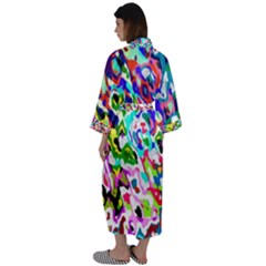 Maxi Satin Kimono 