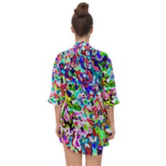 Open Front Chiffon Kimono 