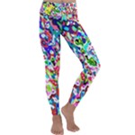 Colorful paint texture                                                   Kids  Lightweight Velour Classic Yoga Leggings