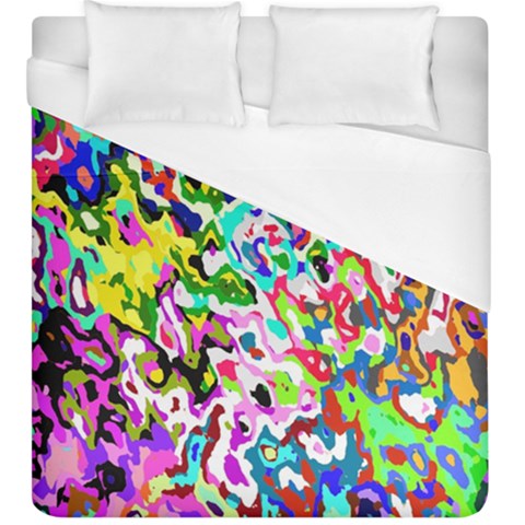 Colorful paint texture                                                     Duvet Cover (King Size) from ArtsNow.com