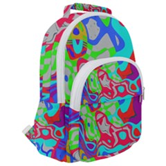 Rounded Multi Pocket Backpack 