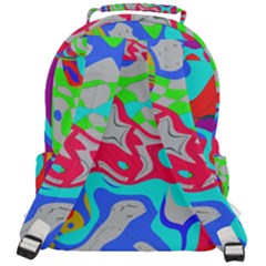 Rounded Multi Pocket Backpack 