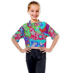 Kids Mock Neck T-Shirt 