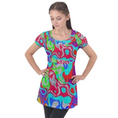 Puff Sleeve Tunic Top 