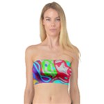 Colorful distorted shapes on a grey background                                                    Bandeau Top