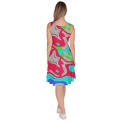 Knee Length Skater Dress With Pockets 