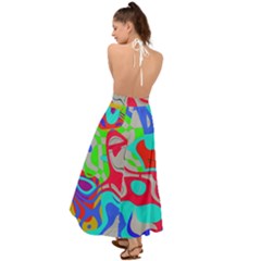 Backless Maxi Beach Dress 