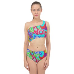 Spliced Up Two Piece Swimsuit 