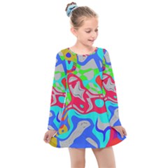 Kids  Long Sleeve Dress 