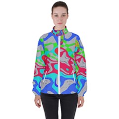 Women s High Neck Windbreaker 