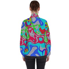 Women s High Neck Windbreaker 