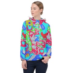 Women s Front Pocket Pullover Windbreaker 