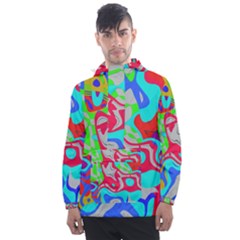 Men s Front Pocket Pullover Windbreaker 