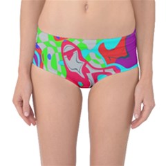 Mid-Waist Bikini Bottoms 