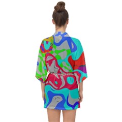 Half Sleeve Chiffon Kimono 