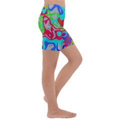 Kids  Lightweight Velour Capri Yoga Leggings 