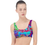 Colorful distorted shapes on a grey background                                                   The Little Details Bikini Top