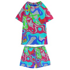 Kids  Swim T-Shirt and Shorts Set 