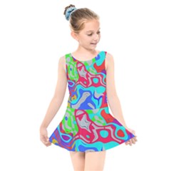 Kids  Skater Dress Swimsuit 