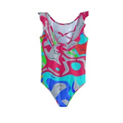 Kids  Frill Swimsuit 