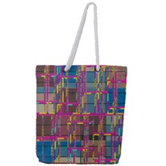 Full Print Rope Handle Tote (Large) 