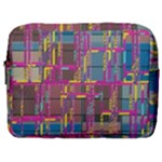 Colorful shapes texture                                                   Make Up Pouch (Large)