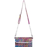 Colorful shapes texture                                                   Mini Crossbody Handbag