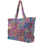 Colorful shapes texture                                                  Simple Shoulder Bag