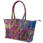 Colorful shapes texture                                                 Canvas Shoulder Bag