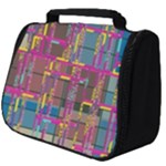 Colorful shapes texture                                                   Full Print Travel Pouch (Big)