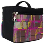 Colorful shapes texture                                                  Make Up Travel Bag (Big)