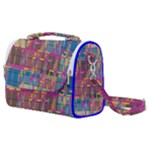 Colorful shapes texture                                                Satchel Shoulder Bag