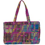 Colorful shapes texture                                                Canvas Work Bag