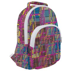 Rounded Multi Pocket Backpack 