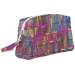 Colorful shapes texture                                                Wristlet Pouch Bag (Large)