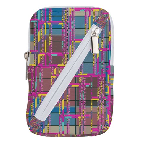 Colorful shapes texture                                                Belt Pouch Bag (Large) from ArtsNow.com