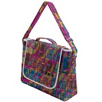 Colorful shapes texture                                              Box Up Messenger Bag