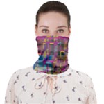 Colorful shapes texture                                               Face Covering Bandana (Adult)