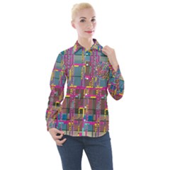 Women s Long Sleeve Pocket Shirt 