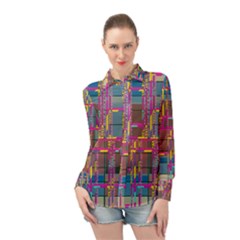 Long Sleeve Chiffon Shirt 