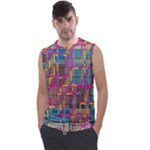 Colorful shapes texture                                                 Men s Regular Tank Top